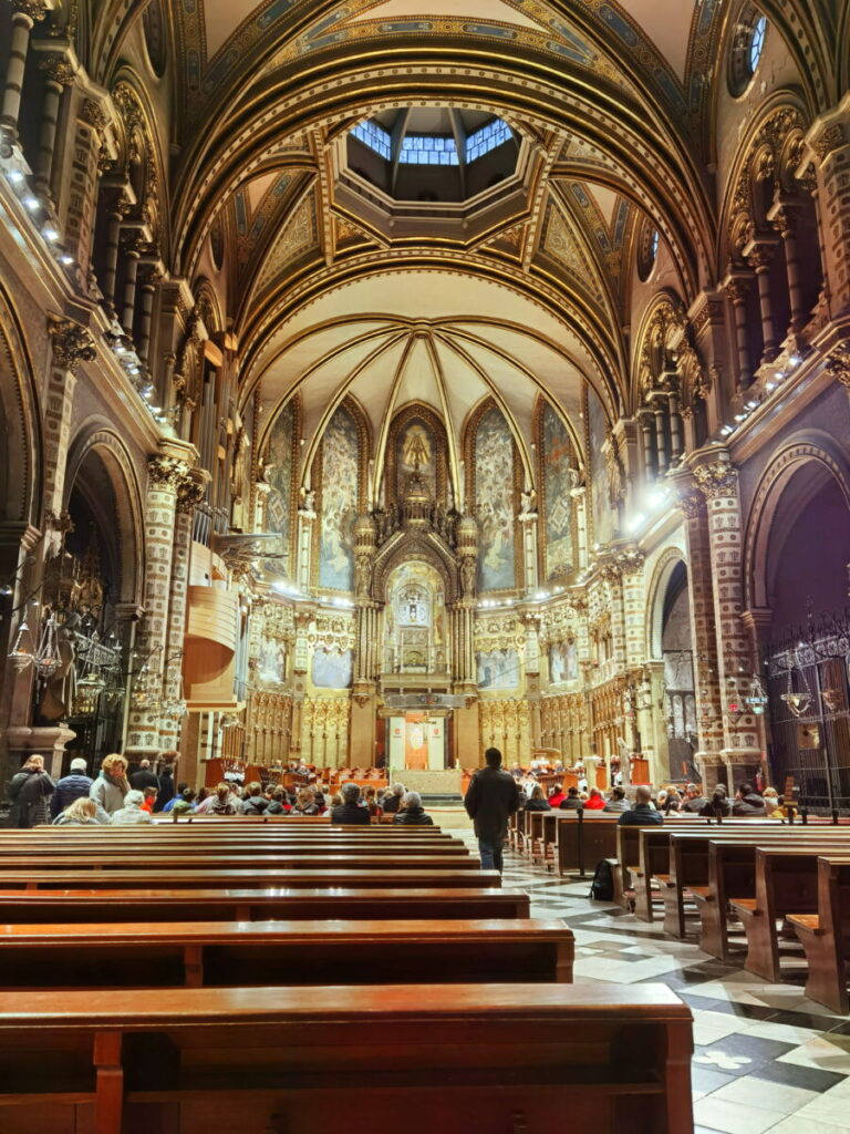 The Basilika church of the Montserrat monastery 